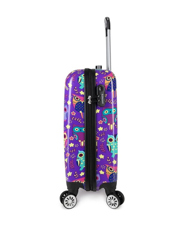 Decent Decent Valise Cabine Hiboux 35L 55x35x20cm