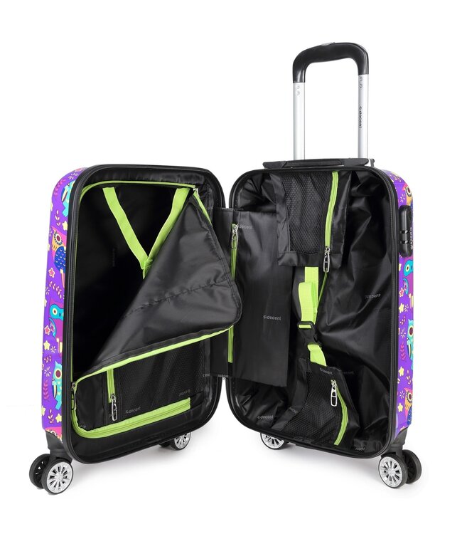 Decent Decent Valise Cabine Hiboux 35L 55x35x20cm