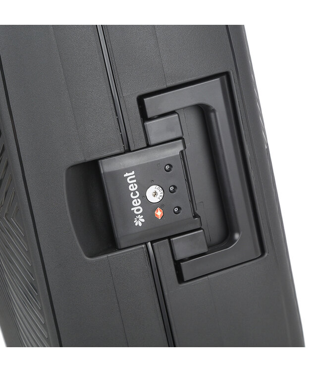 Decent Axiss Fix Handbagage koffer Zwart 55X37X23 CM