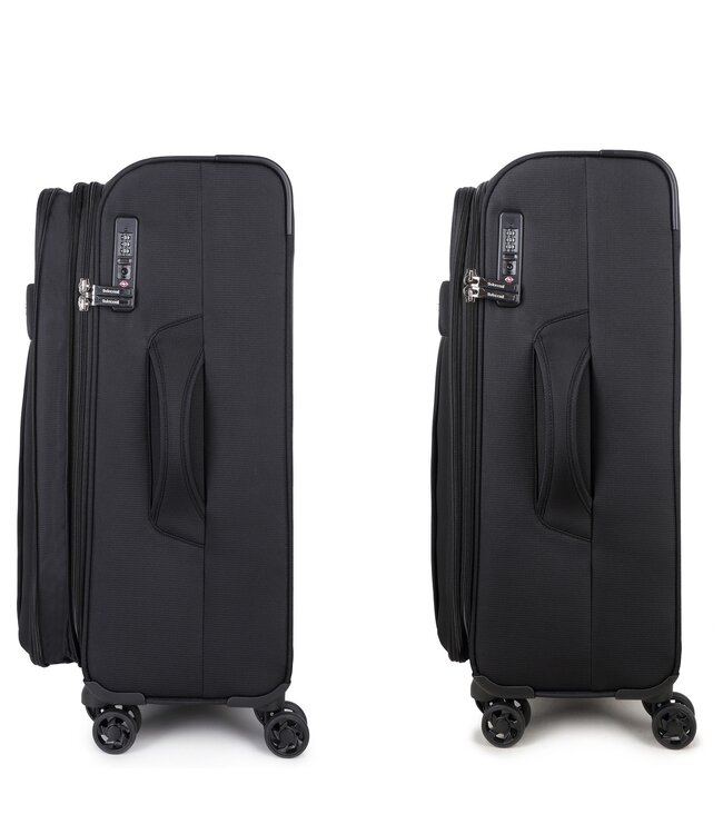 Decent Decent D-Upright Set de Valises Noir 76x46x32cm