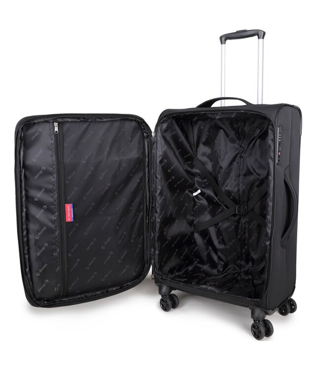 Decent D-Upright Medium koffer Zwart 66X40X27 CM