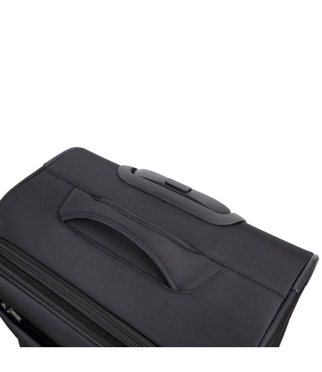 Decent D-Upright Handbagage koffer Zwart 55X35X20 CM