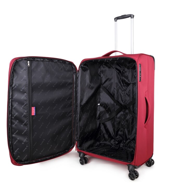 Decent D-Upright Grote koffer Rood 76X46X32 CM