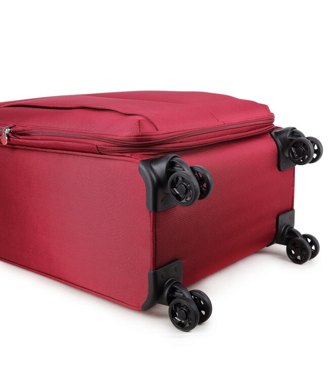 Decent D-Upright Koffer Medium Rood Tsa 70 Liter 66x41x30cm