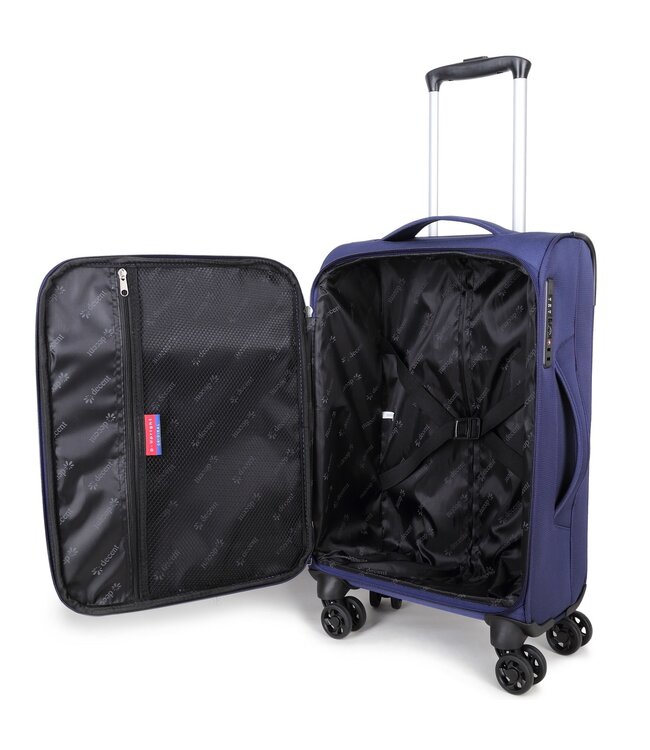 Decent D-Upright Handbagage koffer Donkerblauw 55X35X20 CM