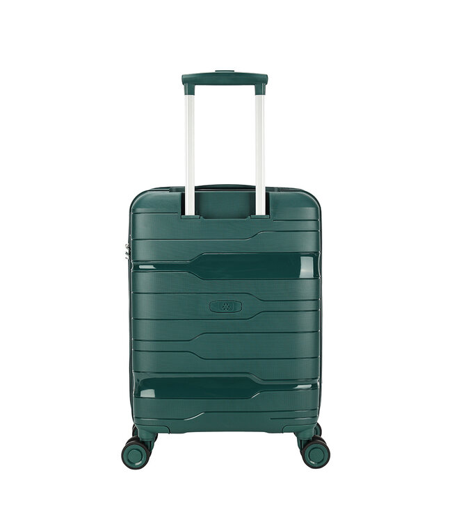 Decent One-City Handbagage Koffer Groen 36 Liter 55x38x20cm