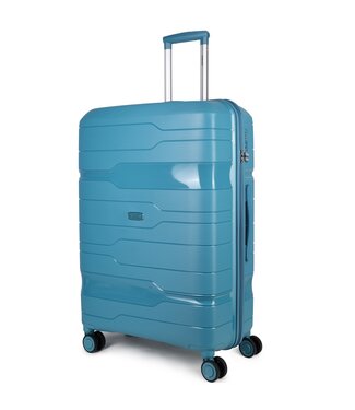 Decent One-City Koffer Groot Petrol 105 Liter 76x50x31cm