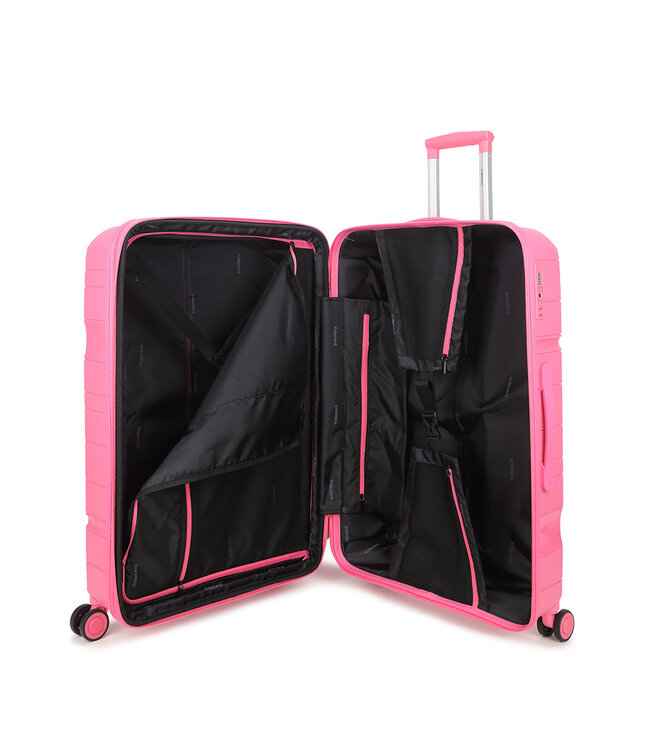 Decent One-City Roze Koffer Groot 105 Liter 76x50x31cm