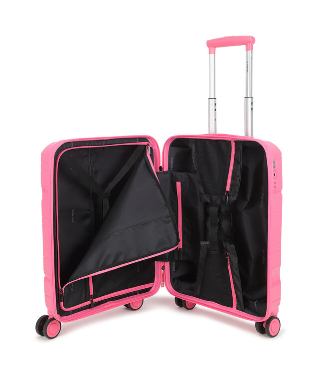 Decent One-City Roze Handbagage Koffer 36 Liter 55x38x20cm