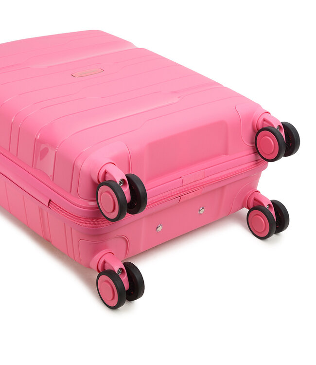 Decent One-City Roze Handbagage Koffer 36 Liter 55x38x20cm