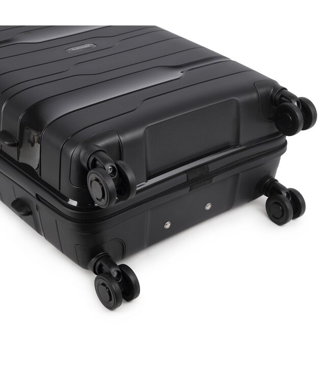 Decent One-City Zwarte Kofferset Inhoud 105, 72 en 36 Liter