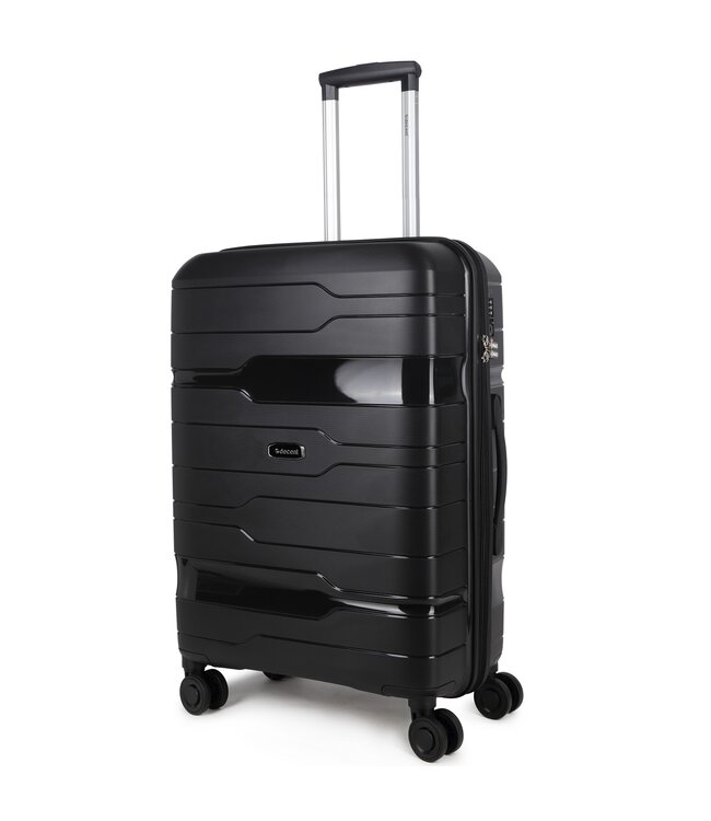 Decent One-City Zwarte Kofferset Inhoud 105, 72 en 36 Liter