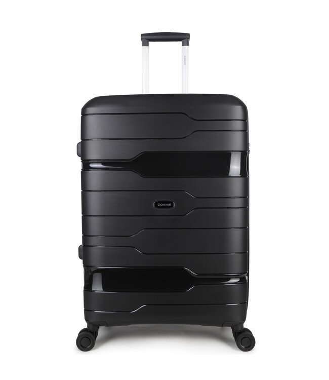 Decent One-City Koffer Groot Zwart 105 Liter 76x50x31cm