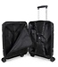 Decent One-City Handbagage Koffer Zwart 36 Liter 55x38x20cm