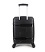 Decent One-City Handbagage Koffer Zwart 36 Liter 55x38x20cm