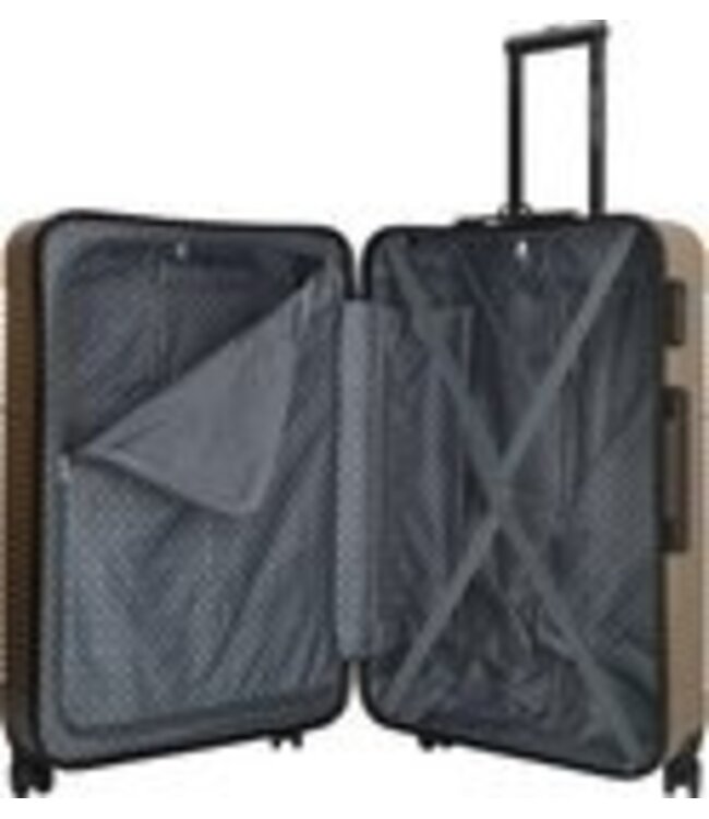Enrico Benetti Louisville Kofferset 3-Delig 91L, 62L en 30L Champagne