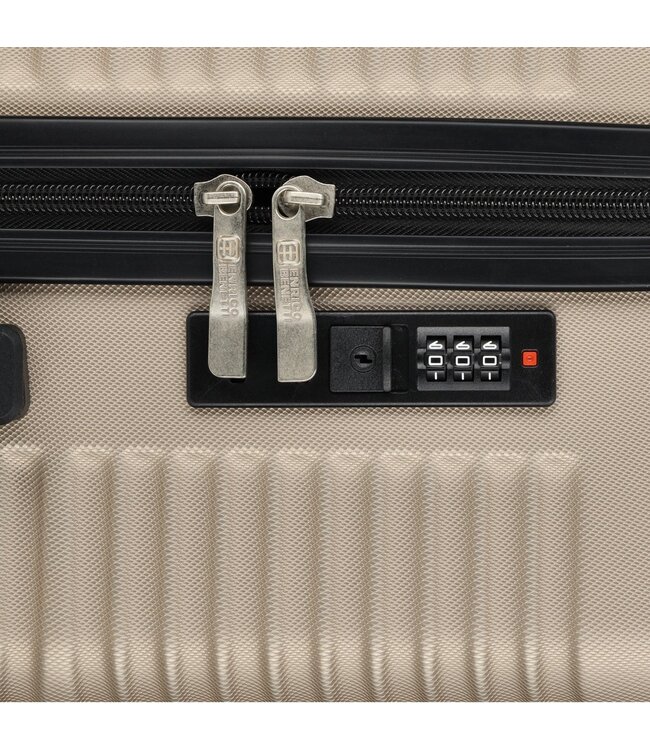 Enrico Benetti Louisville Kofferset 3-Delig 91L, 62L en 30L Champagne