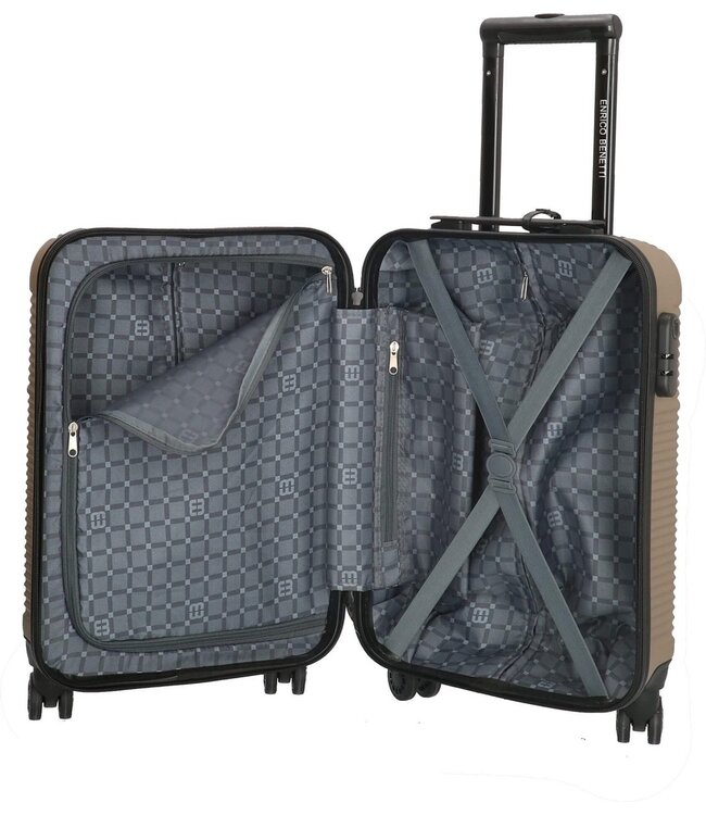 Enrico Benetti Louisville handbagagekoffer Champagne 30 Liter 54x35x20cm