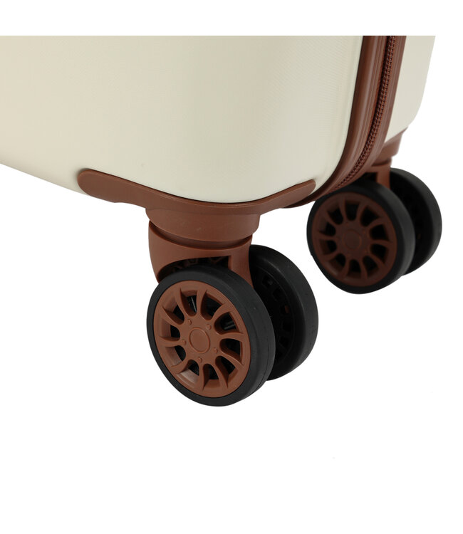 Decent Retro Grote koffer Wit 76X48X30 CM