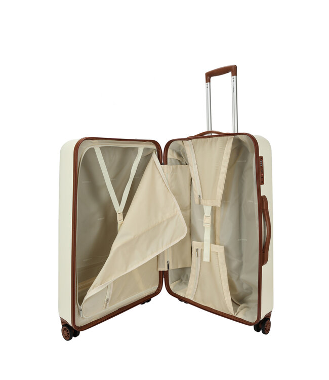 Decent Decent Retro Grande Valise Blanc 96L 76x48x30cm