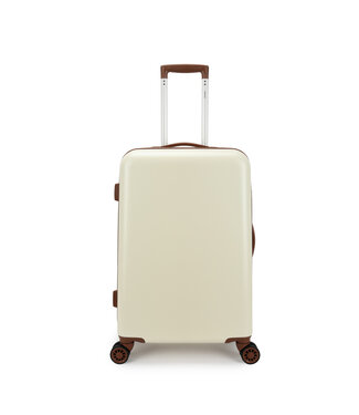 Decent Decent Retro Valise Moyenne Blanc 65L 66x42x26cm
