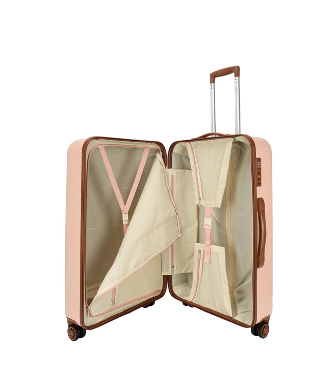 Decent Retro Grote koffer Roze 76X48X30 CM