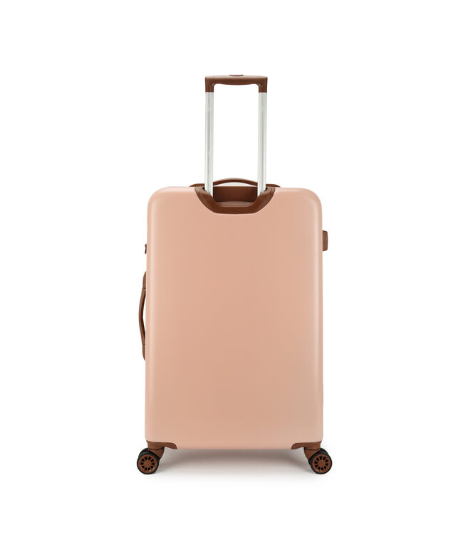 Decent Retro Grote koffer Roze 76X48X30 CM