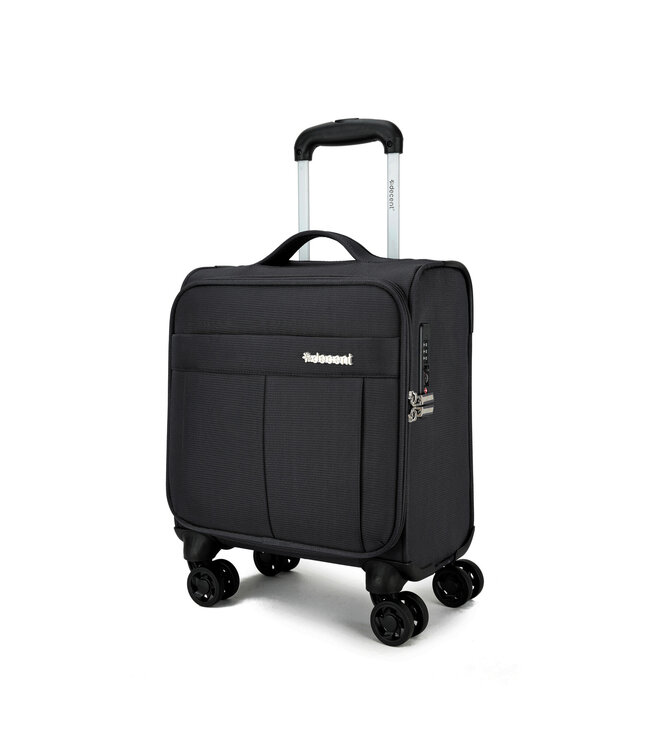 Decent Decent D'Upright under seat handbagagekoffer Zwart 42x32x20cm