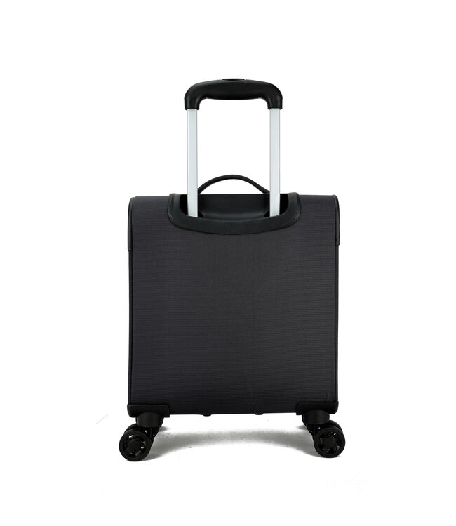 Decent Decent D'Upright under seat handbagagekoffer Zwart 42x32x20cm