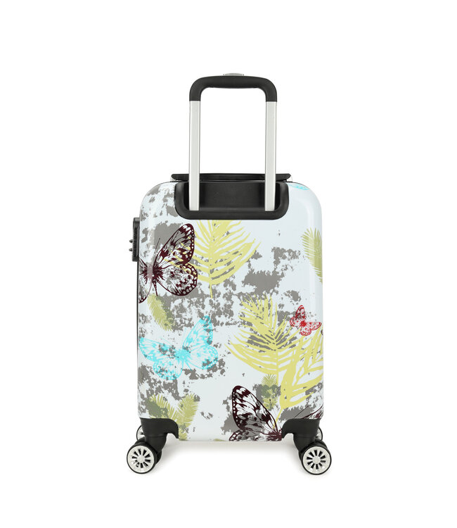 Decent Forenza Handbagage koffer Butterfly 55X35X20 CM