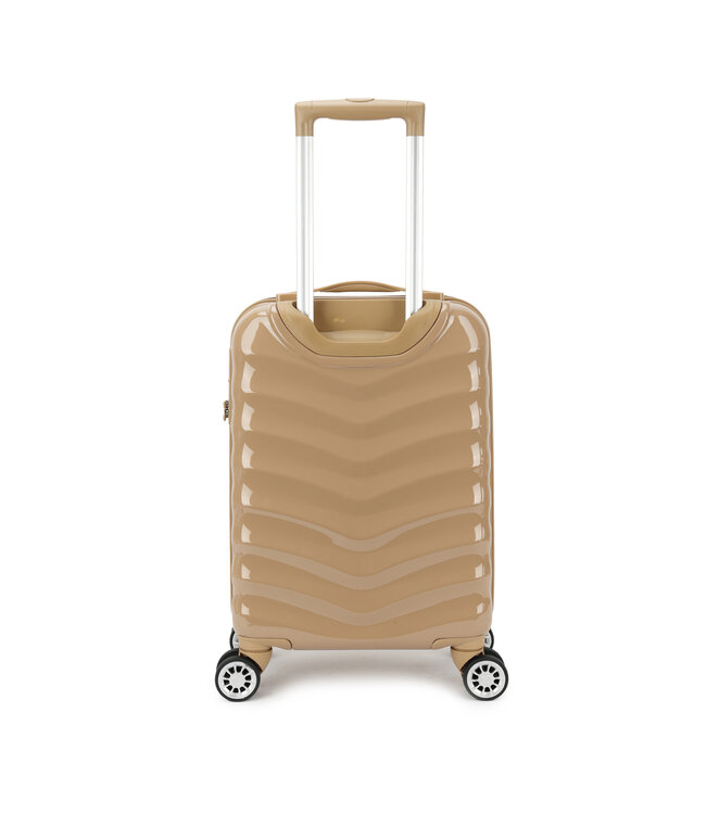 Decent Exclusivo-One Handbagage koffer Beige 55X35X20 CM