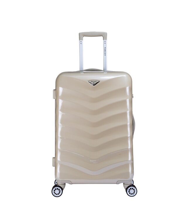 Decent Exclusivo-One Grote koffer Champagne 77X48X28 CM