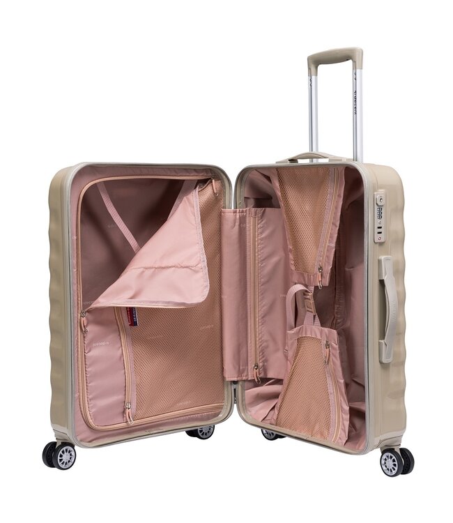 Decent Decent Set de Valises Champagne 77x48x28cm