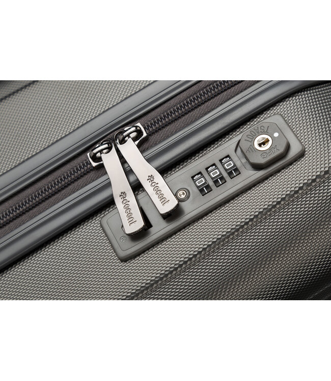 Decent Maxi Air Handbagage koffer Antraciet 42X32X20 CM