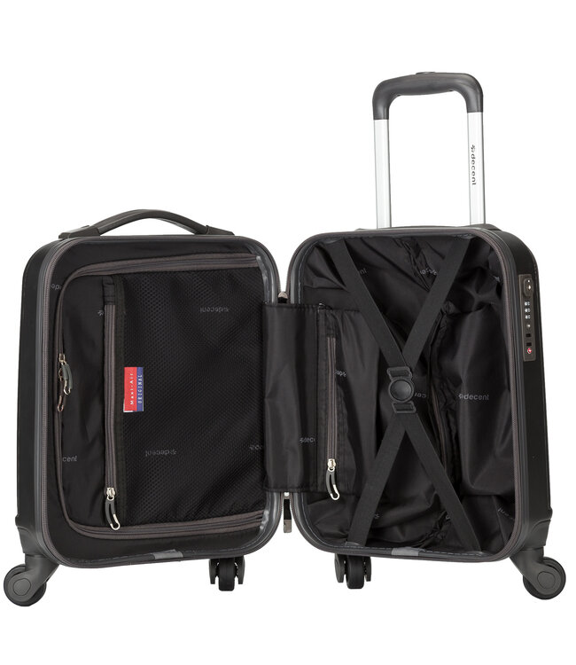 Decent Maxi Air Handbagage koffer Antraciet 42X32X20 CM