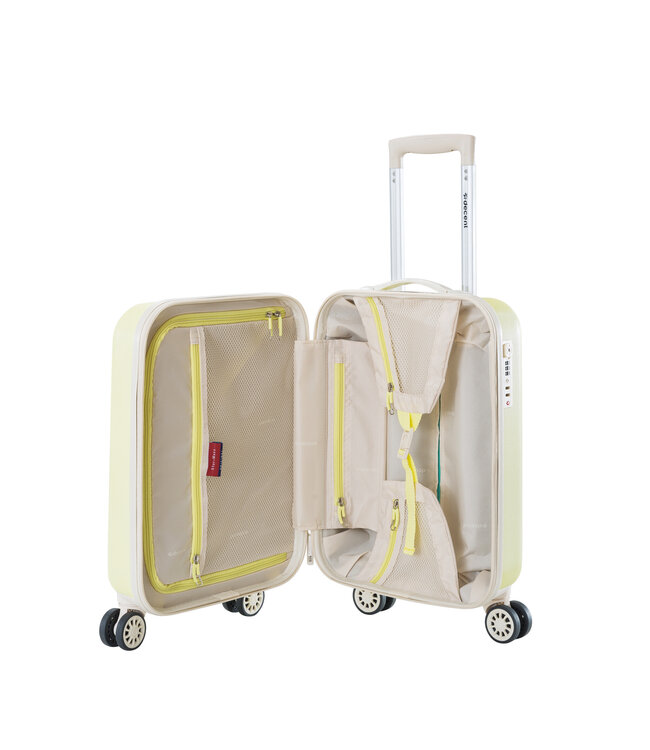 Decent Decent Valise Cabine Jaune 35L 55x35x20cm