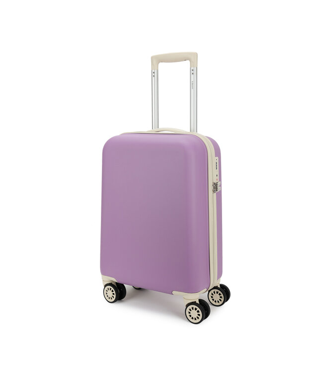 Decent Star-Maxx Handbagage koffer Lila 55X35X20 CM