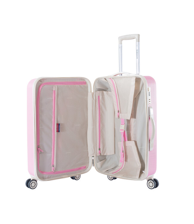 Decent Decent Grande Valise Rose 96L 76x48x30cm