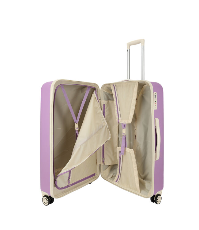 Decent Decent Grande Valise Lilas 96L 76x48x30cm