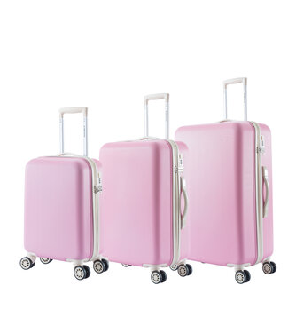 Decent Decent Set de Valises Rose 76x48x30cm