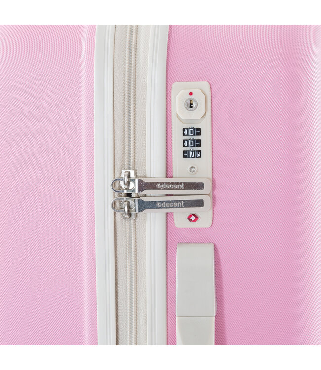Decent Decent Set de Valises Rose 76x48x30cm