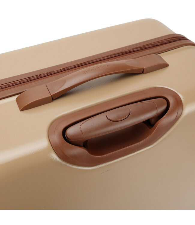 Decent Retro Grote koffer Bruin 76X48X30 CM