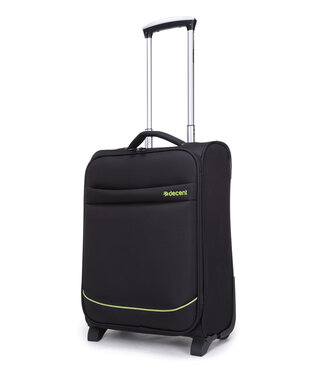Decent Super-Light Handbagage Koffer Zwart 35L 50x35x20cm