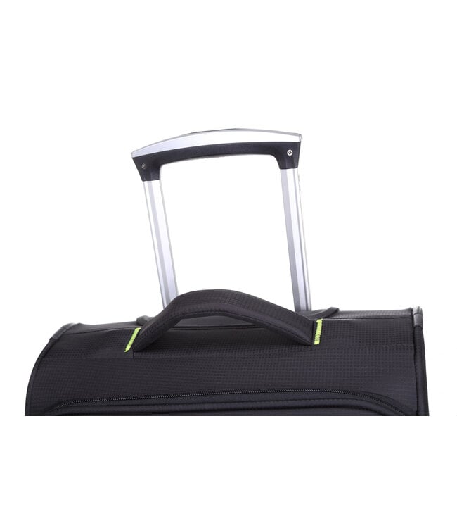 Decent Super Light Handbagage koffer Zwart 50X35X20 CM