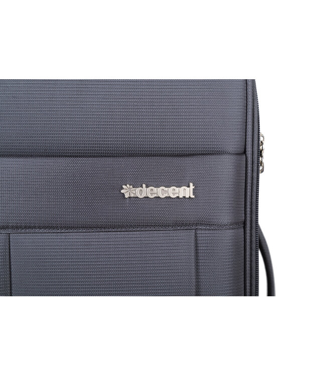 Decent Decent D-Upright Set de Valises Gris 76x46x32cm