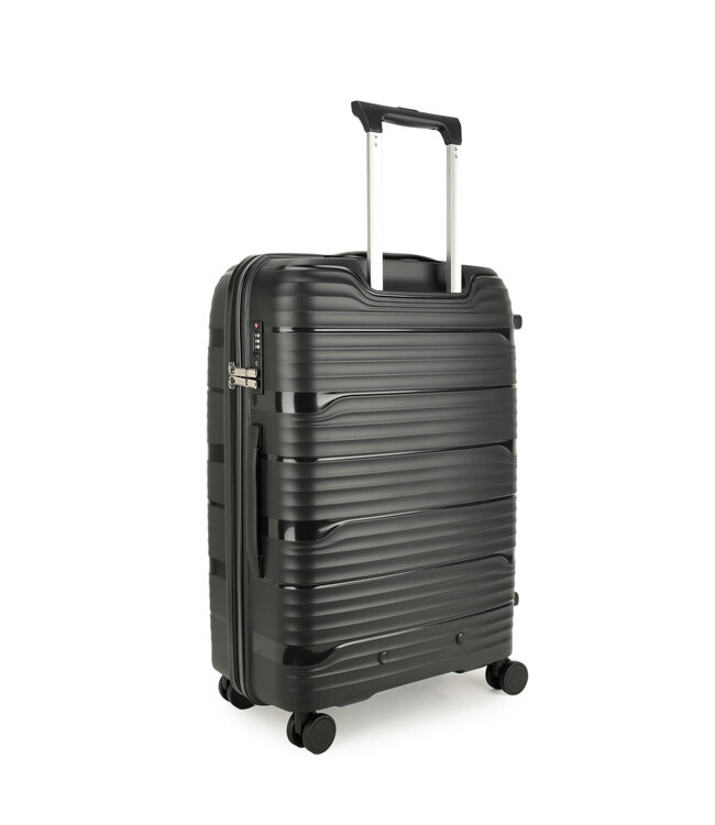 Decent Explorer Medium koffer Zwart 66X45X26 CM