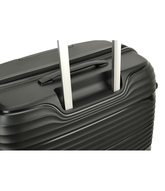 Decent Explorer Grote koffer Zwart 77X52,5X29,5 CM