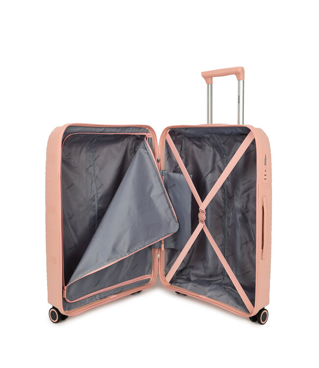 Decent Explorer Grote koffer Lichtroze 77X52,5X29,5 CM