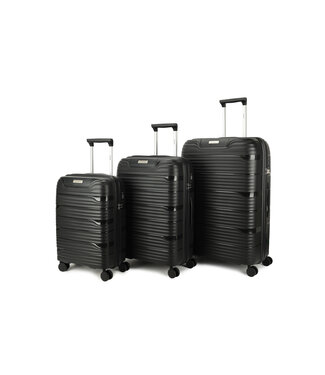 Decent Decent Set de Valises Noir 77x52x29cm
