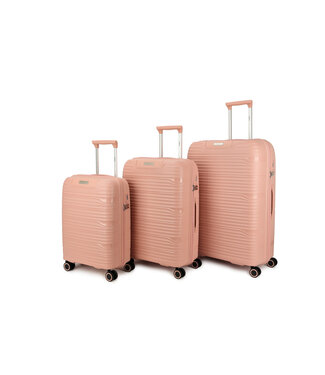 Decent Explorer Kofferset Roze Inhoud 38, 68, 106 Liter